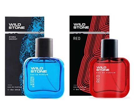Wild Stone Hydra Energy and Red Long Lasting Mens Perfume, Combo Pack of 2 (30ml each)