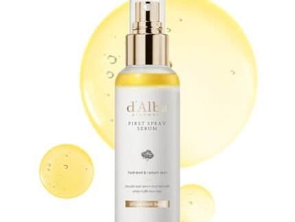 d'alba Piedmont Italian White Truffle Spray Serum, Vegan Skin Care, Hydrating Face Moisturizer, Glow Serum for Radiant Skin, Non Comedogenic, All In One Mist, Korean Skin Care (3.38 fl oz/100ml)
