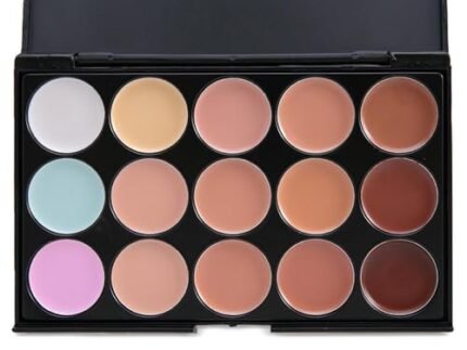 15 Colors Concealer Palette Corrects Dark Circles Easy to Use Cream Conceler