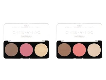 SWISS BEAUTY Cheek- A- Boo Face Palette With Blusher & Cheek- A- Boo Face Palette With Blusher, 1 Count