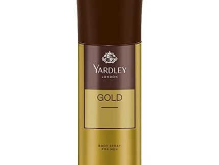 Yardley London Gentleman Gold Body Spray for Men| Fresh Rosemary & Mint Notes| Masculine Fragrance| Body Deodorant for Men| 150ml