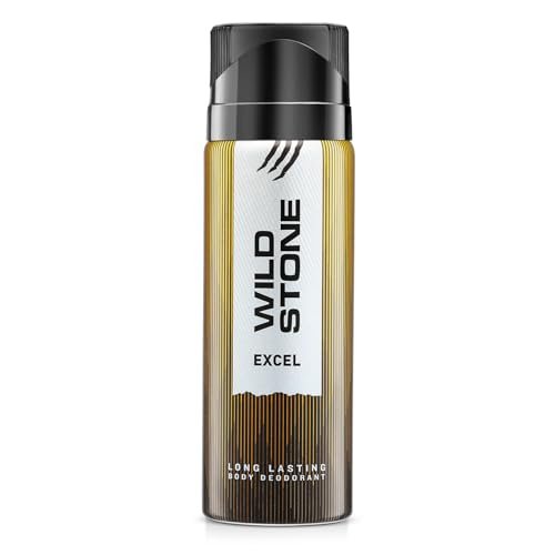 Wild Stone Excel Deodorant for Men, 200ml | Best Deo for Office | A Long-Lasting Body Spray for Men | Excel Body Spray with Woody Fragrance Wild Stone Excel Deodorant for Men, 200ml | Best Deo for Office | A Long-Lasting Body Spray for Men | Excel Body Spray with Woody Fragrance