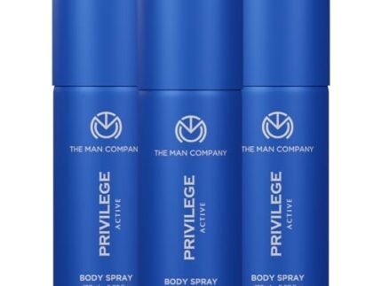 The Man Company Privilege Active Deodorant for Men -150ml, Pack of 3 | Premium Body Spray | Long-Lasting Fragrance | Perfect Deo Set For Everyday Use | Gift for Husband, Boyfriend