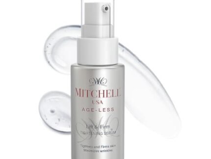 Mitchell USA Lift & Firm Instant Face Tightening and Anti Aging Serum | Targets wrinkles | Helps lift and tighten skin | With Lotus Seed Extract, Hazel Liquid Extract & Vitamin E | For all skin types | 30ml