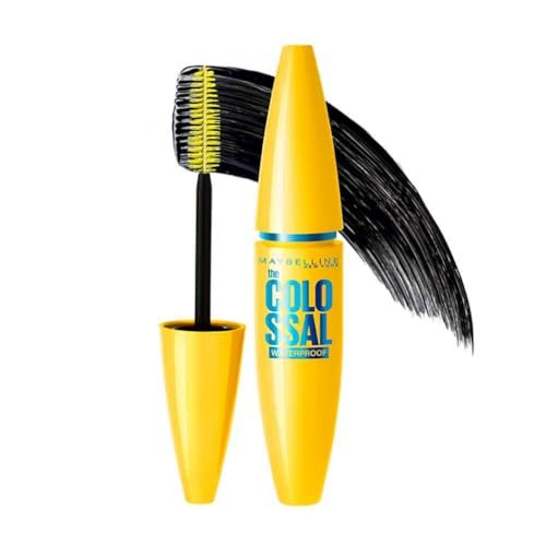 Maybelline New York Mascara, Volumizing & Lengthening, Waterproof, Black, Volume Express Colossal, 10ml Maybelline New York Mascara, Volumizing & Lengthening, Waterproof, Black, Volume Express Colossal, 10ml