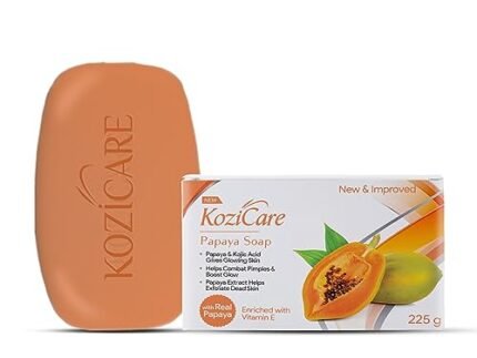 Kozicare Kojic Acid & Glutathione | Papaya | Body Tan Removal | Ghar Ka | Bath Combo Offers | Bathing for Glowing Skin | Helps Exfoliate Dead Skin soaps – Pack of 3