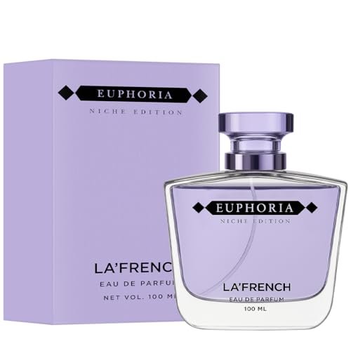 La French Euphoria Perfume for Men and Women, Long-Lasting Luxury Fragrance, Ideal Birthday Gift For Men and Women, Best Unisex Perfume with All-Day Scent, luxury perfume for Men (100ML) La French Euphoria Perfume for Men and Women, Long-Lasting Luxury Fragrance, Ideal Birthday Gift For Men and Women, Best Unisex Perfume with All-Day Scent, luxury perfume for Men (100ML)