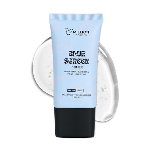 Blur Primer | Matte Finish and Oil Control| Hydrating Makeup Base Infused With Hyaluronic Acid | 2-in-1 Primer and Sunscreen SPF 50 PA+++ For All Skin Types – 30ml Blur Primer | Matte Finish and Oil Control| Hydrating Makeup Base Infused With Hyaluronic Acid | 2-in-1 Primer and Sunscreen SPF 50 PA+++ For All Skin Types – 30ml