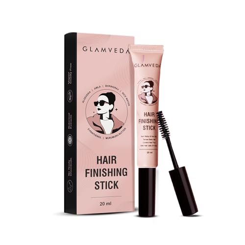 GLAMVEDA Frizz Free Hair Finishing Stick | Anti Frizz Hair Fix Gel Stick | Non-Greasy & Non-Sticky | Anti Flyaways & Baby Hair Fixer | 24 Hours Stay | With Rice Water | 20ml Pack Of 1 GLAMVEDA Frizz Free Hair Finishing Stick | Anti Frizz Hair Fix Gel Stick | Non-Greasy & Non-Sticky | Anti Flyaways & Baby Hair Fixer | 24 Hours Stay | With Rice Water | 20ml Pack Of 1