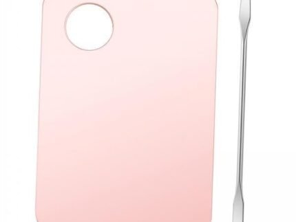 2xAcrylic Makeup Mixing Palette Color Mixing Blending painting Paint Pink W/Mixing Rod