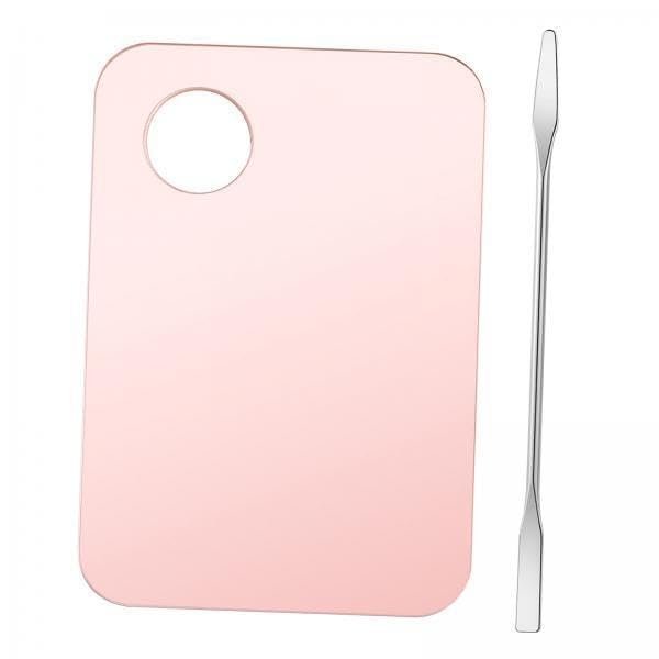 2xAcrylic Makeup Mixing Palette Color Mixing Blending painting Paint Pink W/Mixing Rod 2xAcrylic Makeup Mixing Palette Color Mixing Blending painting Paint Pink W/Mixing Rod