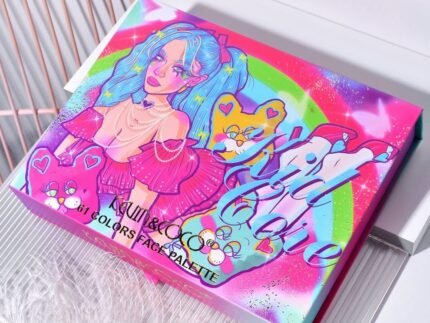 61 Colour Face Palette Kids Core | Complete Makeup Kit with Contour, Blush, Highlighter & Eyeshadow | Matte & Shimmer Finishes | Suitable for All Skin Types