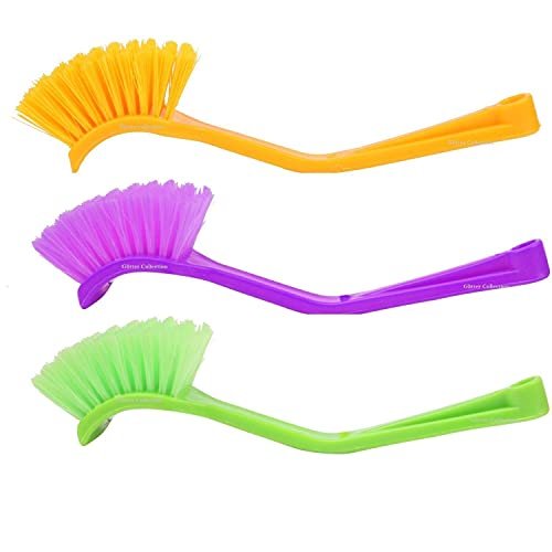 ALOUD CREATIONS 3 Pc Washbasin Cleaning Brush | Mini Sink Cleaner for Kitchen | Small Handy Scrubber for Basin Cleaning | Multifunctional Sink Brush | Multicolour Virgin Plastic ALOUD CREATIONS 3 Pc Washbasin Cleaning Brush | Mini Sink Cleaner for Kitchen | Small Handy Scrubber for Basin Cleaning | Multifunctional Sink Brush | Multicolour Virgin Plastic