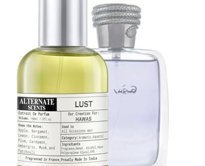 Alternate Scents LUST Long Lasting 100ML Perfume For Men |Strong& long Lasting with 30% Oil Concentration|Fresh Fruity-Aquatic | Fragrance From France | Made In India
