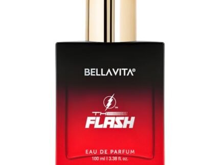 BELLAVITA The FLASH | Long Lasting EDP 100ml Perfume for Man | Lemon, Cedarwood and Musk | Premium Fragrance for Men