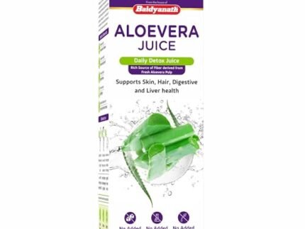 Baidyanath Aloe Vera juice with Pulp, All Natural tonic for Immunity, Better digestion and Glowing Skin, 1000 ml