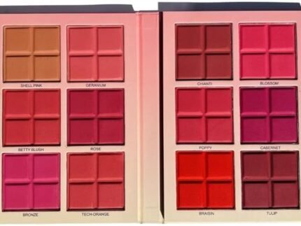 Bajajbeauty Daroge Makeup Powder Blush Palette - Lightweight, Versatile, Luxurious, Super Matte, Easy To Use On The Go, Blends Effortlessly 72g/2.54oz