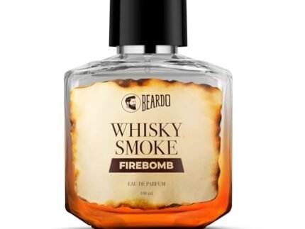Beardo Whisky Smoke FIREBOMB Perfume for men, 100ml | Spicy, Woody scent | Long Lasting Mens Perfume | Best Date Night Eau de parfum for Men | Gift For Friends | Gift for Men