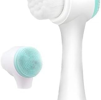 CHAMELI Facial Cleansing Brush Soft Silicone Face Wash Brush Face Scrubber Manual Waterproof Cleansing Skin Care Face Brushes for Cleaning