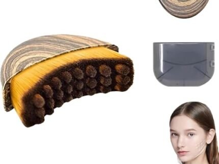 Chin & Jawline Sculpting – Face Brush, Facial Dry Brush – Lymphatic Contour Face Brush for Lymph Nodes, Contour Brush, Facial Cleansing & Lymphatic Drainage Tool for Glowing Skin