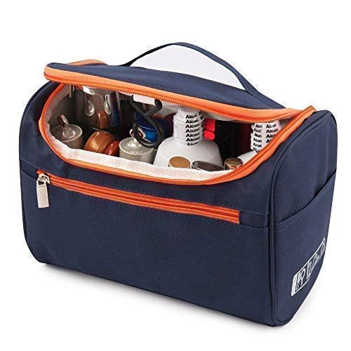 Cosmetic Makeup Organizer Toiletry Bag for Women & Men | Blue | Pack of 01 Cosmetic Makeup Organizer Toiletry Bag for Women & Men | Blue | Pack of 01