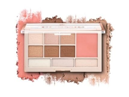 Cosmic Dust All-in-One Makeup Palette | Eyeshadow, Blush & Highlighter | Matte & Shimmer Finish | Smooth Blendable Pigments (Shade 1) -18g