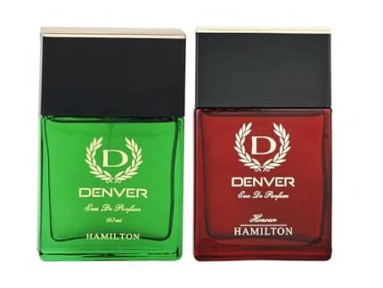 DENVER Hamilton & Honour Perfume For Men – 60ML Each, Pack Of 2| Long Lasting Perfume Body Scent For Men