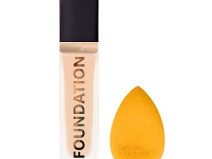 Daily Life Forever52 Cover Up Foundation | Medium-to-Full Coverage, Long-Lasting | Lightweight, Photo-Friendly, Flawless Finish | Free Beauty Makeup Sponge (Creme – 20.3, 30ml)
