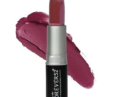 Daily Life Forever52 Power Pout Lipstick | Longwear Comfort | Hydrating Clean Formula | Magnetic Case | Plush Matte Finish (FPL001, 4g)