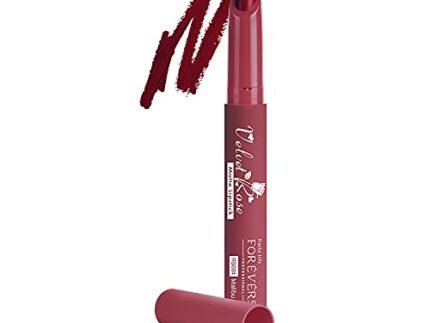 Daily Life Forever52 Velvet Rose Matte Long-Lasting Crayon Lipstick (Enriched With Rose Oil) – Hydrating Lip Color With Bold and Silky Finish Look (Malibu-04)