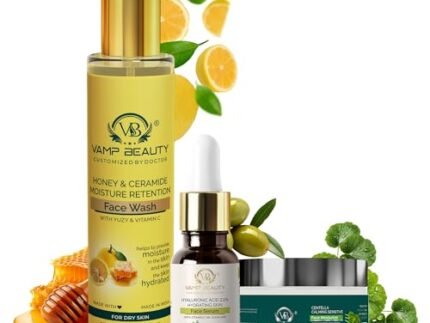 Dry Skin Combo ( Face Wash 100 ml + Serum 15ml + Moisturizer 50gm ) (Combo Pack 3 in 1)