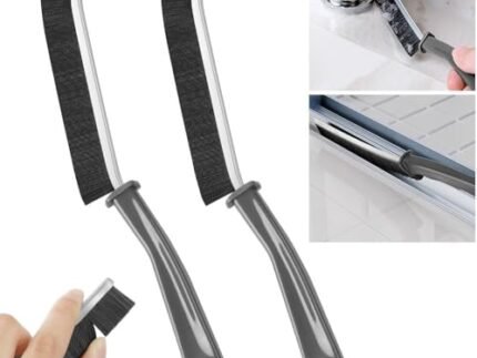 Dukaan Gap Cleaning Brush for Tiles, Sink & Window Tracks | Crevice & Corner Cleaning Brush for Kitchen & Bathroom | Deep Cleaning Brush for Narrow Gaps & Slots with Strong Bristles