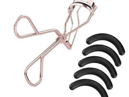 [Ear Lobe & Accessories] Combo Pack (1 Pc Eyelash Curler | 5 Pcs Eyelash Curler Replacement Pads/Rubber)