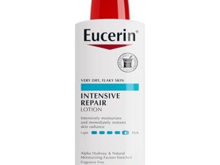 Eucerin Intensive Repair Lotion – Rich Lotion for Very Dry, Flaky Skin – Use After Washing With Hand Soap – 16.9 fl. oz.
