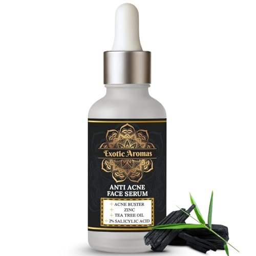 Exotic Aromas Anti-Acne Face Serum with Acne Buster, Zinc, Sali-Cinamide, Fights Acne & Reduces Scars – 30 ML Exotic Aromas Anti-Acne Face Serum with Acne Buster, Zinc, Sali-Cinamide, Fights Acne & Reduces Scars – 30 ML