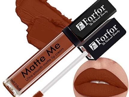 FORFOR Forever Matte Long Lasting | Waterproof | Liquid Matte Lip Color – Bury Brown (upto 12 hours Stay)
