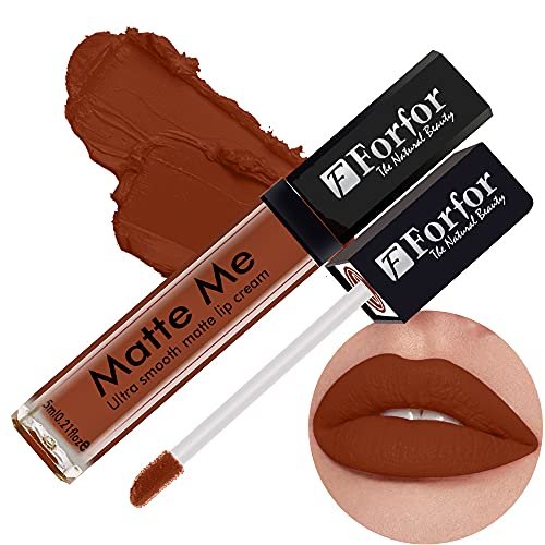 FORFOR Forever Matte Long Lasting | Waterproof | Liquid Matte Lip Color – Bury Brown (upto 12 hours Stay) FORFOR Forever Matte Long Lasting | Waterproof | Liquid Matte Lip Color – Bury Brown (upto 12 hours Stay)