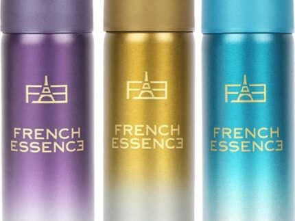 FRENCH ESSENCE Deo Combo Pack of Jazz,Noir & Triumph 50 Ml Each Deodorant Spray - For Men (150 ml, Pack of 3)