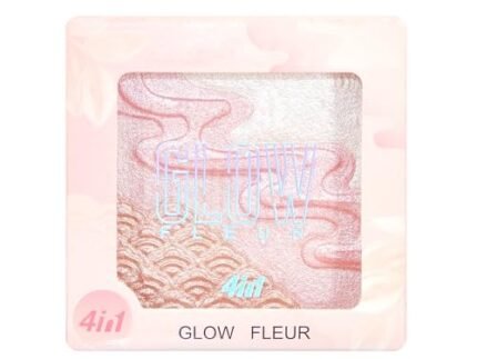 Face and body highlight and bronzer mini palette 4in1 combo