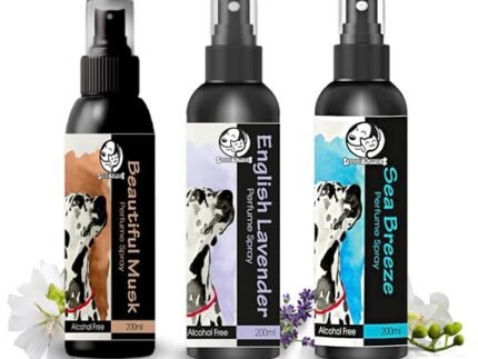 Foodie Puppies 3in1 Combo Gift Pack Perfume for Dogs and Puppies - 200ml Each | Beautiful Musk + Sea Breeze + English Lavender | Extract of Lavender and Aloe-Vera | Daily use, Safe Deodorizer Perfume