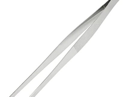 Foodie Puppies Stainless Steel Straight Aquarium Tweezers – (38cm) Precision Aquascaping & Fish Tank Plant Handling Tool, Reptile Feeding Tongs