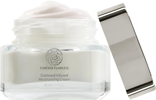 Forever Flawless Diamond Infused Moisturizing Cream. For a 24/7 Day/Night Optimal Hydration Level and For a Radiant, Flawless Appearance.