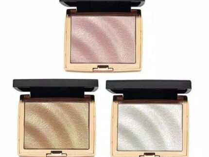 HUDAMOJI Hojo Highlighter Highlight Shimmering Powder, Waterproof Long Lasting Highlighter,Highlight Powder Palette,highlighter makeup 10g (01 – Pink tone)