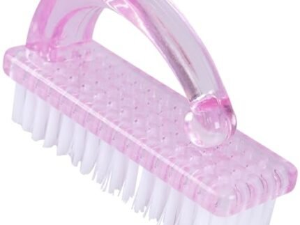 Handle Grip Nail Brush Fingernail Cleaner Pedicure Scrub Foot Brushes Toes Cleaning Tool Kit (Multicolor)