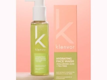 Hydrating Face Wash (50ml) | Hyaluronic Acid + Tea Tree | Deeply Hydrates & Brightens | Paraben-Free | Vegan & Cruelty-Free | Suitable for All Skin Types | Dermatologically Tested