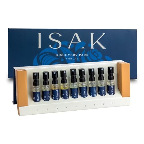 ISAK Discovery Unisex Perfume Gift Set | Mini Pocket Friendly Perfumes for Men, Women | Fresh, Long Lasting Fragrance Combo for All Occasions – Pack of 9 (3ml) ISAK Discovery Unisex Perfume Gift Set | Mini Pocket Friendly Perfumes for Men, Women | Fresh, Long Lasting Fragrance Combo for All Occasions – Pack of 9 (3ml)