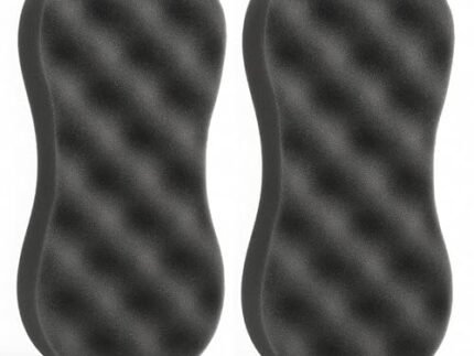 Kandid – SPONGE-BLACK-ST1-001 Non-Scratch Sponge, Super Absorbent Multi-Use Cleaning Sponges for Kitchen, Dishes, Bathroom, Car Wash (Black)