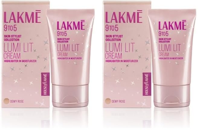 LAKMÉ Lumi Skin Cream Dew Rose 60G (Pack of 2) LAKMÉ Lumi Skin Cream Dew Rose 60G (Pack of 2)