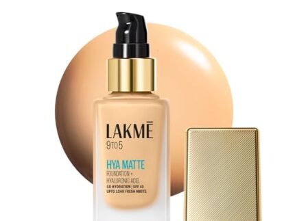 Lakme 9to5 Hya Matte Foundation + Hyaluronic Acid Warm Creme - 25ml