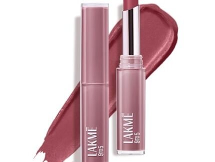 Lakme 9to5 Lip Tattoo Matte Slim Stick, Vision in Pink, 2g, for Intense Color and Full Coverage, with Bakuchiol and Vitamin E, Smudgeproof and Waterproof, Long-Lasting Lipstick for Women